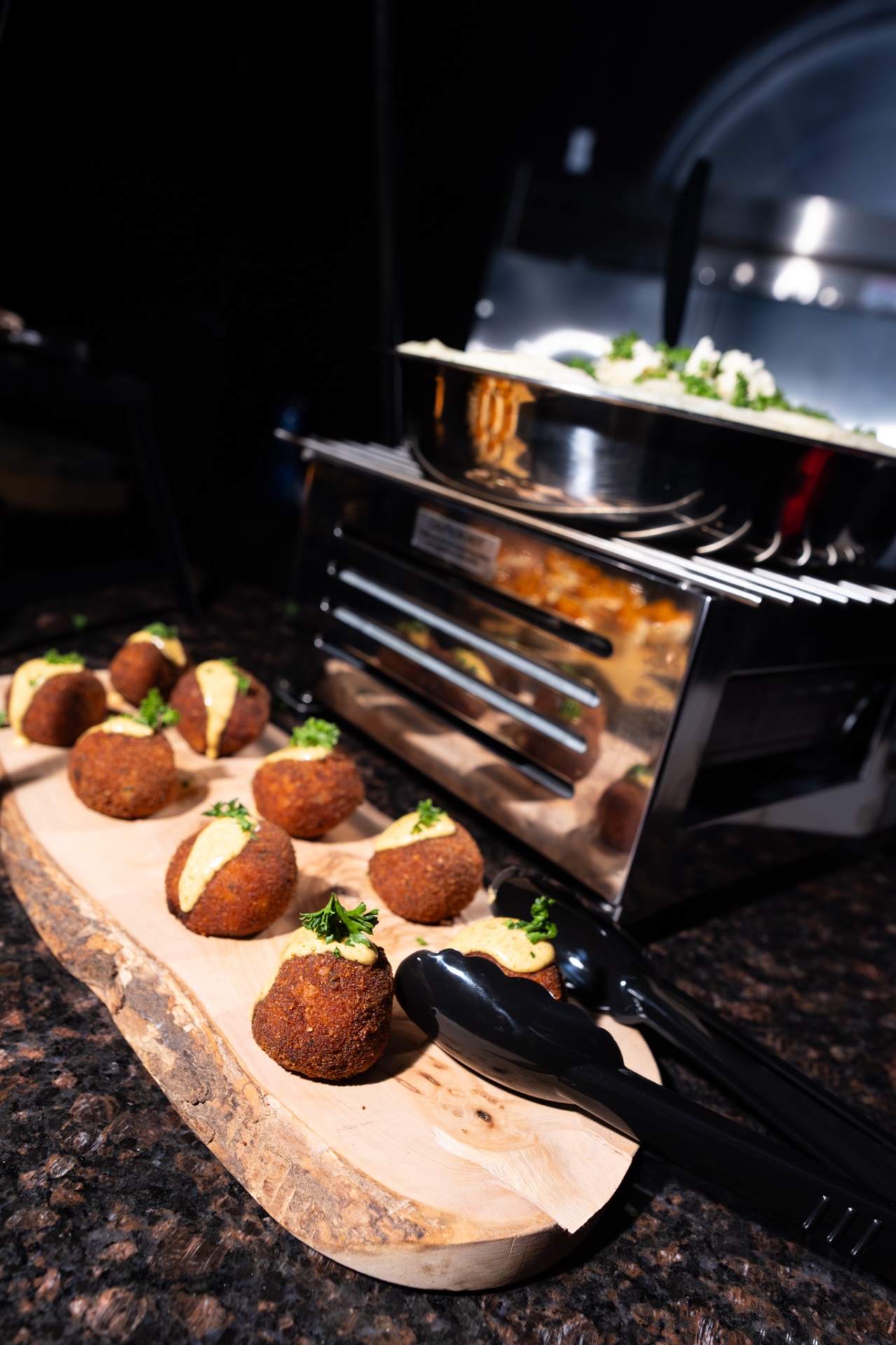Crispy arancini with saffron aioli